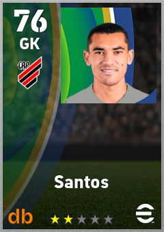 Santos — GK, OVR 76, MAX 76