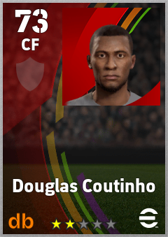 Douglas Coutinho — CF, OVR 73, MAX 73