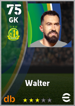 Walter — GK, OVR 75, MAX 75