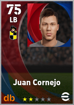 Juan Cornejo — LB, OVR 75, MAX 75