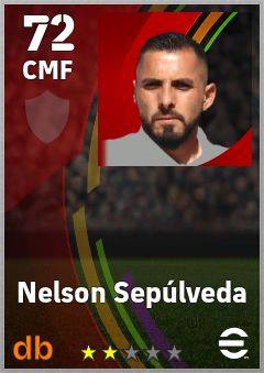 Nelson Sepúlveda — CMF, OVR 72, MAX 72