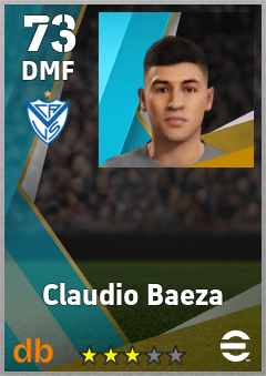 Claudio Baeza eFootball player card