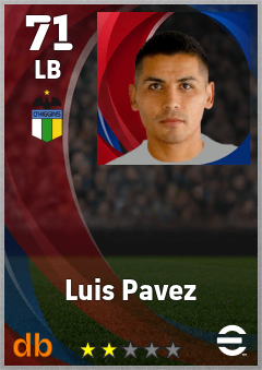 Luis Pavez eFootball player card