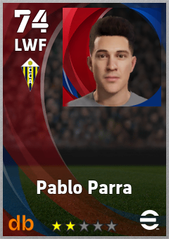 Pablo Parra eFootball player card