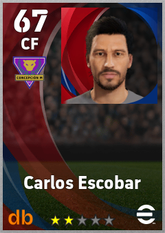 Carlos Escobar — CF, OVR 67, MAX 67