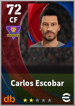 Carlos Escobar — CF, OVR 72, MAX 72