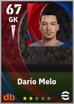 Darío Melo — GK, OVR 67, MAX 67