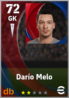 Darío Melo — GK, OVR 72, MAX 72