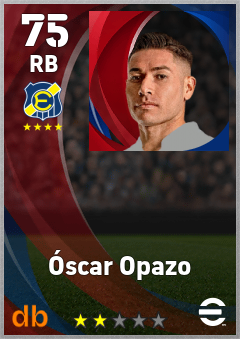 Óscar Opazo — RB, OVR 75, MAX 75