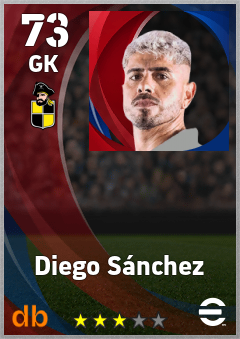 Diego Sánchez eFootball player card