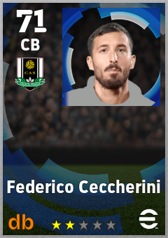 Federico Ceccherini — CB, OVR 71, MAX 71