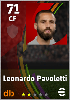 Leonardo Pavoletti eFootball player card