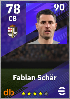 Fabian Schär eFootball player card