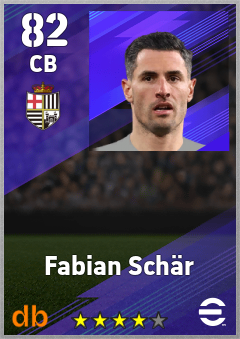 Fabian Schär — CB, OVR 82, MAX 90