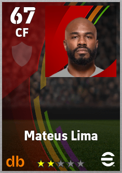 Mateus Lima — CF, OVR 67, MAX 67