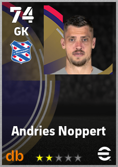 Andries Noppert — GK, OVR 74, MAX 83