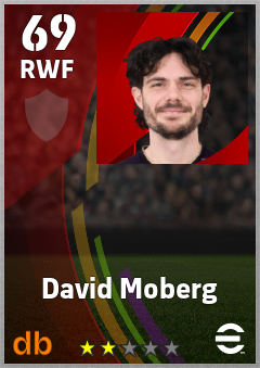 David Moberg eFootball player card