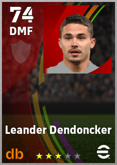 Leander Dendoncker eFootball player card