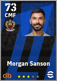 Morgan Sanson eFootball player card