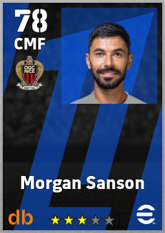 Morgan Sanson — CMF, OVR 78, MAX 78
