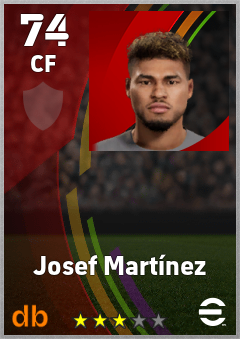 Josef Martínez eFootball player card