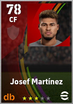 Josef Martínez eFootball player card