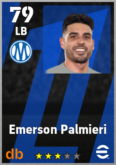Emerson Palmieri — LB, OVR 79, MAX 79