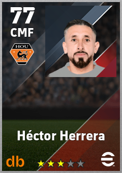Héctor Herrera — CMF, OVR 77, MAX 77