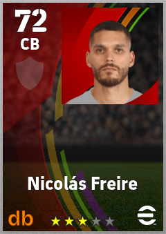 Nicolás Freire eFootball player card