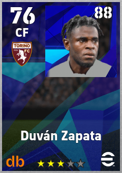 Duván Zapata eFootball player card