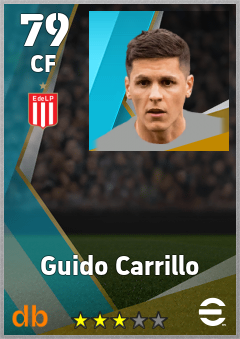 Guido Carrillo — CF, OVR 79, MAX 79