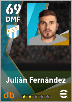 Julián Fernández — DMF, OVR 69, MAX 69