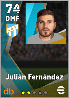 Julián Fernández — DMF, OVR 74, MAX 74