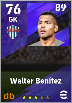 Walter Benítez eFootball player card