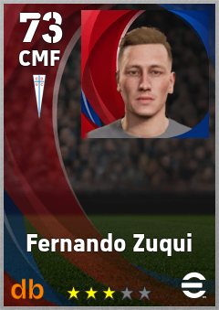 Fernando Zuqui — CMF, OVR 73, MAX 73