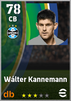 Wálter Kannemann — CB, OVR 78, MAX 78