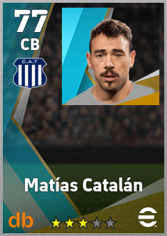 Matías Catalán eFootball player card