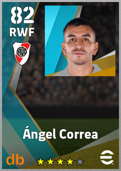 Ángel Correa eFootball player card
