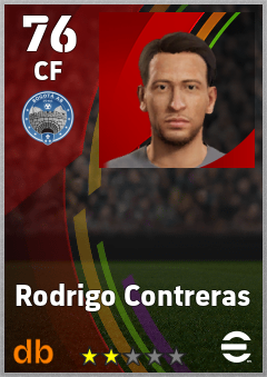 Rodrigo Contreras — CF, OVR 76, MAX 76