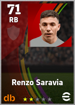Renzo Saravia eFootball player card