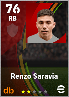 Renzo Saravia eFootball player card