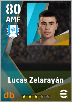 Lucas Zelarayán eFootball player card
