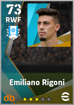 Emiliano Rigoni — RWF, OVR 73, MAX 73