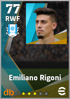Emiliano Rigoni — RWF, OVR 77, MAX 77