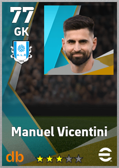 Manuel Vicentini — GK, OVR 77, MAX 77