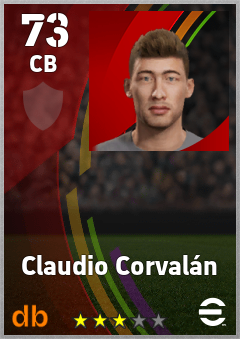 Claudio Corvalán eFootball player card