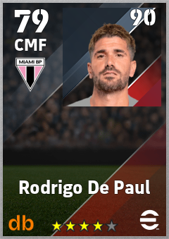 Rodrigo De Paul eFootball player card