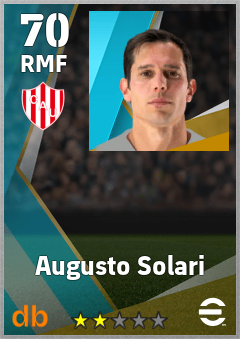 Augusto Solari — RMF, OVR 70, MAX 70