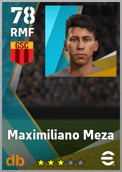 Maximiliano Meza — RMF, OVR 78, MAX 78