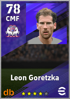 Leon Goretzka eFootball player card
